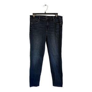 Buffalo Womens Jeans Size 10 Aubrey High Rise Stretch Ankle Grazer Blue